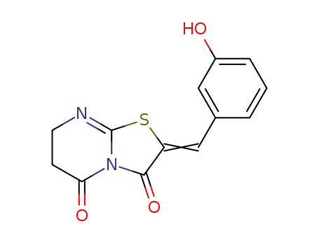 2-(3-hydroxy-benzylidene)-6,7-dihydro-thiazolo[3,2-<i>a</i>]pyrimidine-3,5-dione