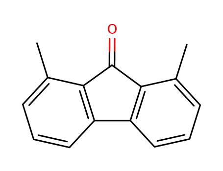 Molecular Structure of 41139-98-4 (1,8-dimethylfluoren-9-one)