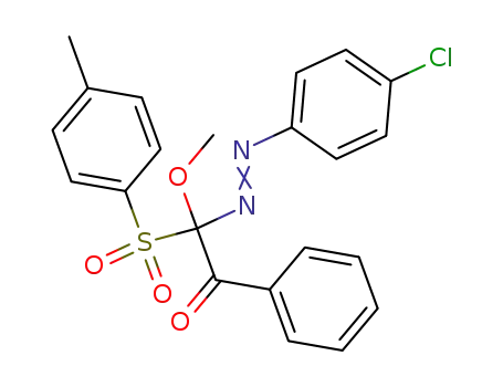 p-Tolyl-<α-benzoyl-α-methoxy-α-(4-chlor-benzolazo)-methyl>-sulfon