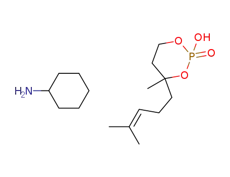 4-Methyl-4-(4-methyl-pent-3-enyl)-2-oxo-2λ<sup>5</sup>-[1,3,2]dioxaphosphinan-2-ol; compound with cyclohexylamine