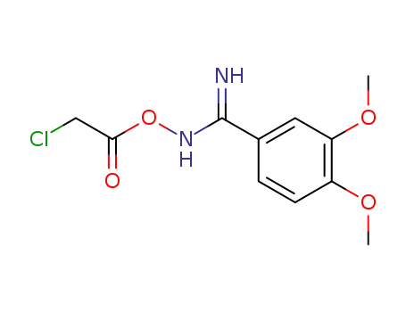 <i>N</i>-chloroacetoxy-3,4-dimethoxy-benzamidine