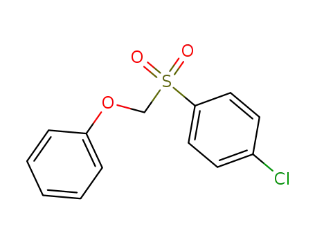 Molecular Structure of 68360-41-8 (Benzene, 1-chloro-4-[(phenoxymethyl)sulfonyl]-)