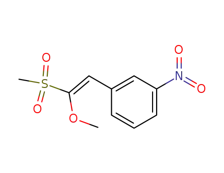 (E)-1-Methoxy-2-(m-nitrophenyl)-1-(methylsulfonyl)ethylen