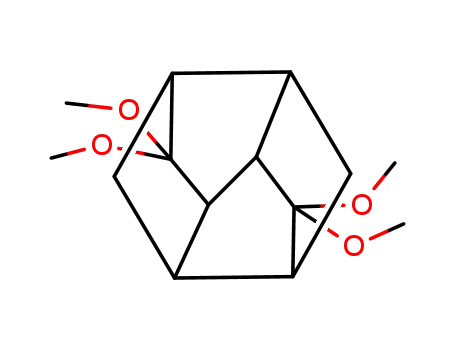 Molecular Structure of 63858-69-5 (1,5:2,4-Dimethanopentalene, octahydro-3,3,6,6-tetramethoxy-)
