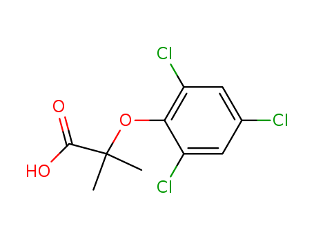 Propanoic acid, 2-methyl-2-(2,4,6-trichlorophenoxy)-