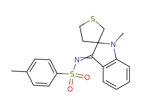 <i>N</i>-(1-methyl-4',5'-dihydro-1<i>H</i>-spiro[indole-2,3'-thiophen]-3-ylidene)-toluene-4-sulfonamide