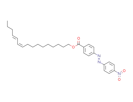 Molecular Structure of 864-40-4 (Hexadecadien-(10c,12t)-yl-<sup>(1)</sup>-4'-nitro-azobenzol-carbonsaeure-<sup>(4)</sup>-ester)