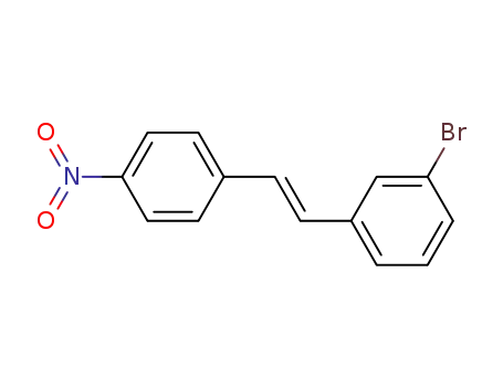 Molecular Structure of 7297-54-3 (Benzene, 1-bromo-3-[(1E)-2-(4-nitrophenyl)ethenyl]-)