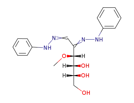 <i>O</i><sup>3</sup>-methyl-D-<i>arabino</i>-[2]hexosulose-bis-phenylhydrazone