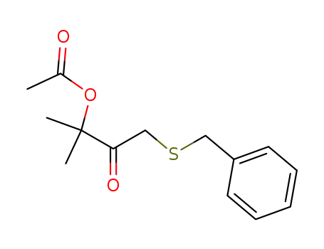 4-(Benzylsulfanyl)-2-methyl-3-oxobutan-2-yl acetate