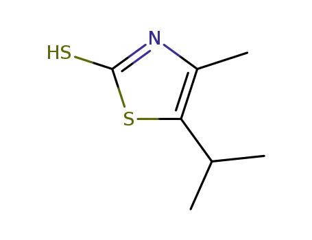 2-티아졸티올,5-이소프로필-4-메틸-(6CI)