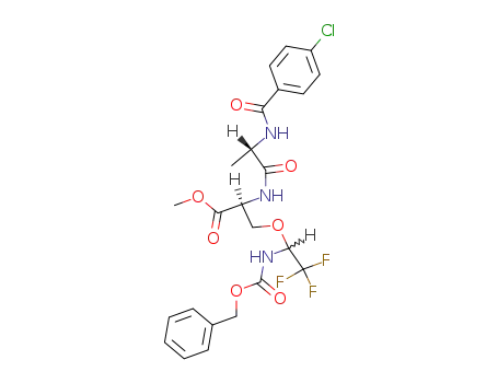 N-<Bz(Cl)>-Ala-O-(Z-TF)-Ser-OCH3