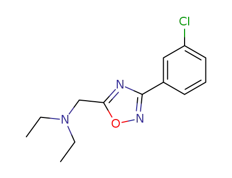 [3-(3-chloro-phenyl)-[1,2,4]oxadiazol-5-ylmethyl]-diethyl-amine