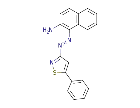 1-(5-phenyl-isothiazol-3-ylazo)-naphthalen-2-ylamine
