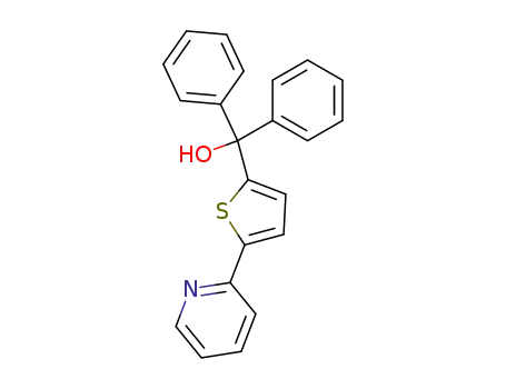 Molecular Structure of 35299-67-3 (diphenyl-(5-pyridin-2-yl-thiophen-2-yl)-methanol)