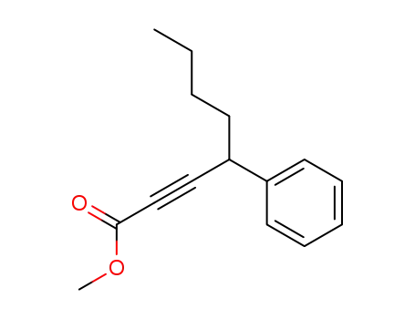 Molecular Structure of 62360-11-6 (2-Octynoic acid, 4-phenyl-, methyl ester)