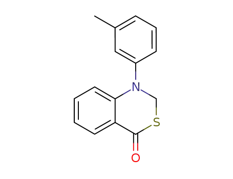 1-<i>m</i>-tolyl-1,2-dihydro-benzo[<i>d</i>][1,3]thiazin-4-one