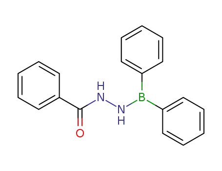 Molecular Structure of 31263-74-8 (Benzoic acid,2-(diphenylboryl)hydrazide (9CI))