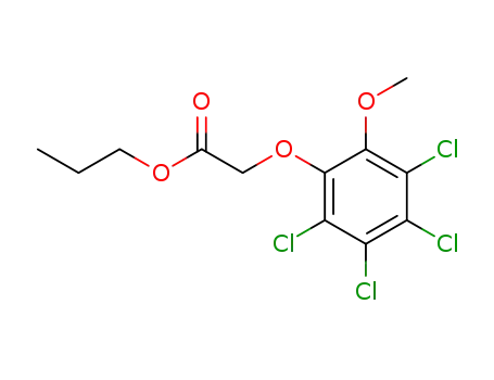 2-Methoxy-3,4,5,6-tetrachlor-phenoxy-essigsaeure-propylester