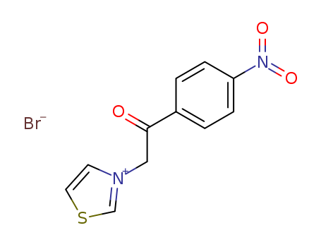 Thiazolium,3-[2-(4-nitrophenyl)-2-oxoethyl]-, bromide (1:1)