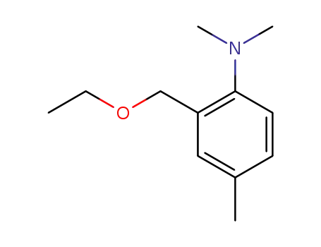 4-Dimethylamino-3-aethoxymethyl-toluol