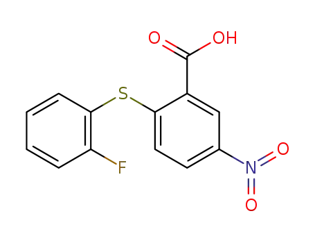 2-[(2-Fluorophenyl)sulfanyl]-5-nitrobenzoic acid