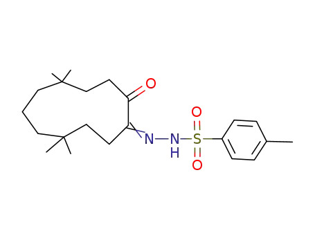 5.5.9.9-Tetramethyl-cycloundecandion-(1.2)-mono-N-tosyl-hydrazon