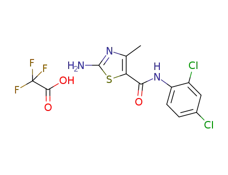 5-Thiazolecarboxamide, 2-amino-N-(2,4-dichlorophenyl)-4-methyl-,
mono(trifluoroacetate)
