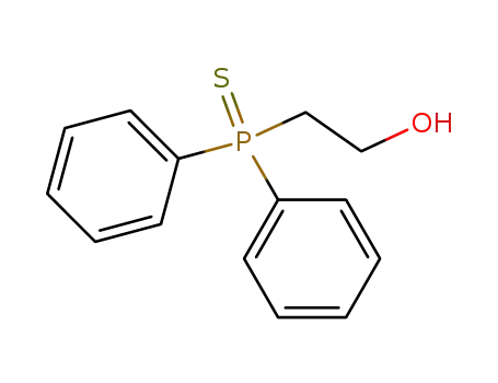 Molecular Structure of 66295-82-7 (Ethanol, 2-(diphenylphosphinothioyl)-)