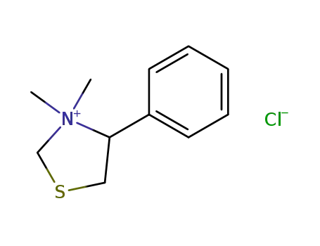 3,3-dimethyl-4-phenyl-thiazolidinium; chloride