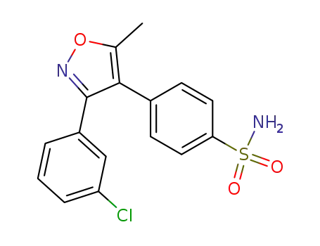 4-[3-(3-chlorophenyl)-5-methylisoxazol-4-yl]benzenesulfonamide