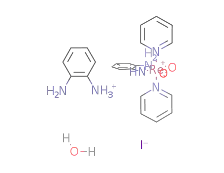 cis-[ReO<sub>2</sub>(1,2-diaminobenzeneato<sup>(1-)</sup>)(pyridine)2]*(1,2-diaminobenzene hydroiodide)*H<sub>2</sub>O