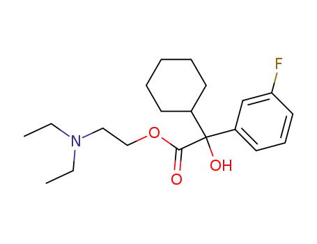 Cyclohexyl-<3-fluor-phenyl>-glykolsaeure-<2-diaethylamino-aethylester>
