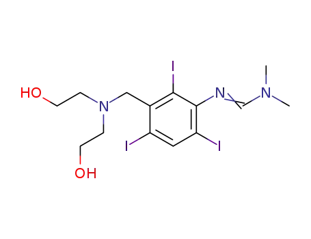 N'-(3-{[Bis-(2-hydroxy-ethyl)-amino]-methyl}-2,4,6-triiodo-phenyl)-N,N-dimethyl-formamidine