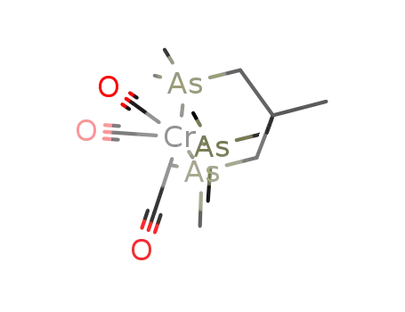 (CO)3Cr({(CH<sub>3</sub>)2AsCH<sub>2</sub>}3CCH<sub>3</sub>)