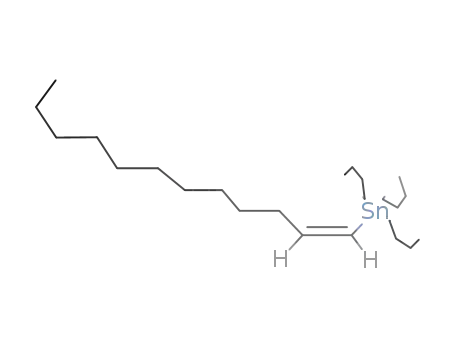 Molecular Structure of 109898-24-0 (Stannane, tributyl-1-dodecenyl-)