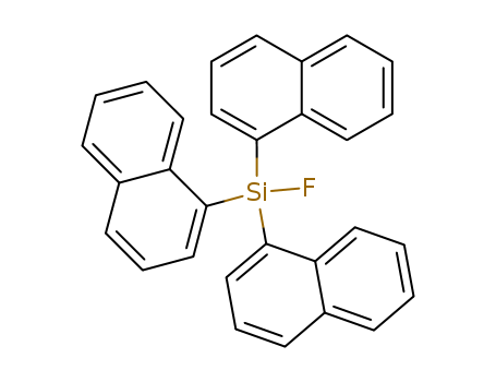 Silane,fluorotri-1-naphthalenyl- (9CI)