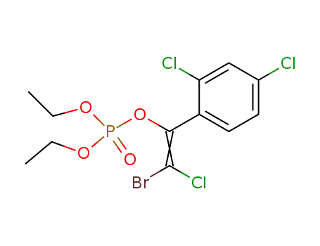 2-Bromo-2-chloro-1-(2,4-dichlorophenyl)ethenyl diethyl phosphate