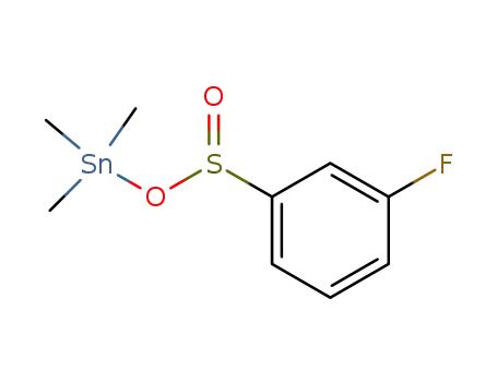 (CH<sub>3</sub>)3SnOSOC<sub>6</sub>H<sub>4</sub>-m-F