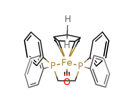 Fe(C<sub>5</sub>H<sub>6</sub>)(CO)(P(C<sub>6</sub>H<sub>5</sub>)2CH<sub>2</sub>CH<sub>2</sub>P(C<sub>6</sub>H<sub>5</sub>)2)