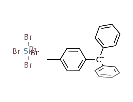 p-tolyldiphenylcarbonium pentachloro-stannate(IV)