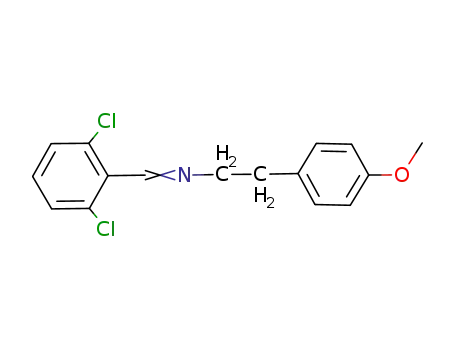 2,6-Cl<sub>2</sub>C<sub>6</sub>H<sub>3</sub>CH=N(CH<sub>2</sub>)2C<sub>6</sub>H<sub>4</sub>OMe-4