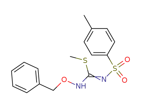N-<Methylmercapto-p-toluolsulfonylimino-methyl>-O-benzyl-hydroxylamin