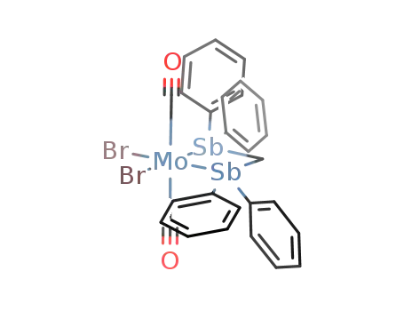 Mo(CO)2Br<sub>2</sub>{(C<sub>6</sub>H<sub>5</sub>)2Sb}2CH<sub>2</sub>