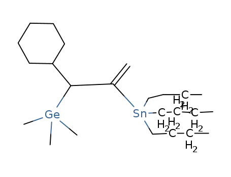 CH(Ge(CH<sub>3</sub>)3)(C<sub>6</sub>H<sub>11</sub>)C(CH<sub>2</sub>)(Sn(C<sub>3</sub>H<sub>6</sub>CH<sub>3</sub>)3)