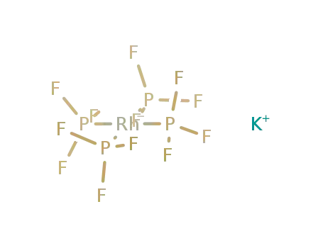K<sup>(1+)</sup>*Rh(PF<sub>3</sub>)4<sup>(1-)</sup>=K{Rh(PF<sub>3</sub>)4}