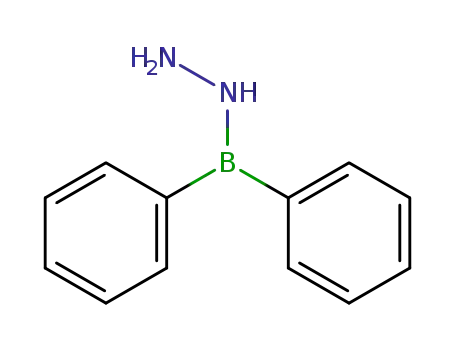 Molecular Structure of 4443-44-1 (Borinic acid,diphenyl-, hydrazide (7CI,8CI,9CI))