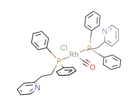 RhCl(CO)(P(C<sub>6</sub>H<sub>5</sub>)2C<sub>2</sub>H<sub>4</sub>(C<sub>5</sub>H<sub>4</sub>N))2