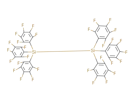 Molecular Structure of 21094-89-3 (hexakis-(pentafluoro phenyl) disilane)