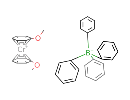 (C<sub>6</sub>H<sub>5</sub>(OCH<sub>3</sub>)CrC<sub>6</sub>H<sub>5</sub>OCH<sub>3</sub>)<sup>(1+)</sup>*(B(C<sub>6</sub>H<sub>5</sub>)4)<sup>(1-)</sup>